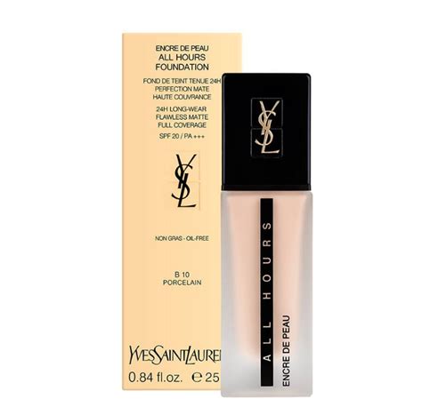 ysl 粉底液 spf10 sand 1w1|恆久完美無瑕持妝粉底 I 不脫妝持久粉底.